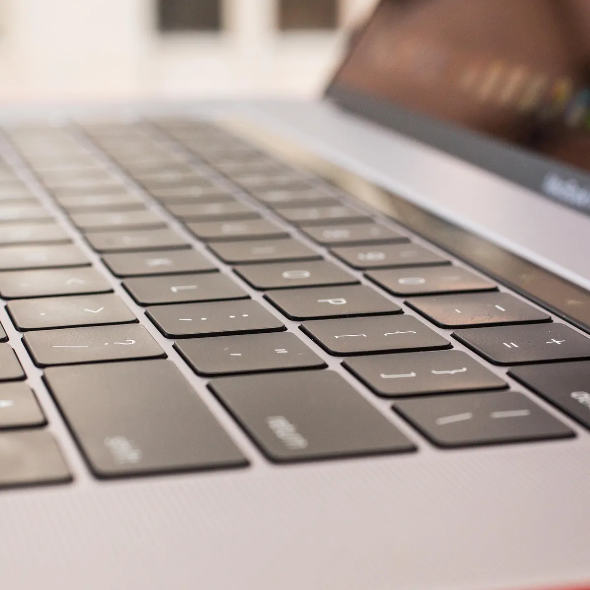 Mac keyboard with tactile tuning elements