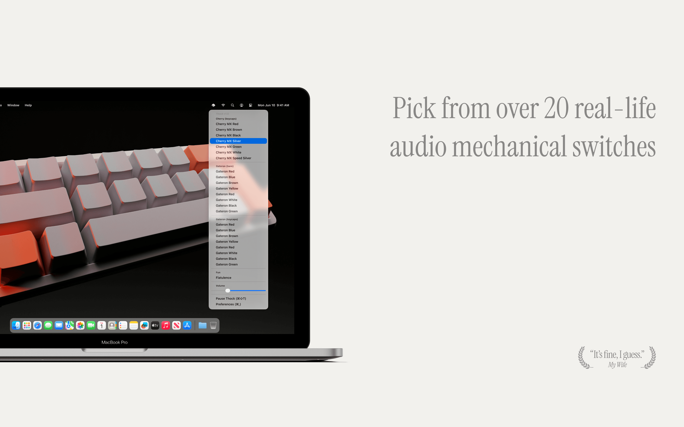 Thock switch library preview
